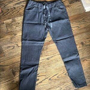 Stylish Black Textured Joggers